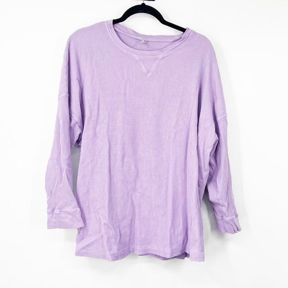 Intimately Free People Early Night Thermal Top in Lavender - Picture 1 of 7